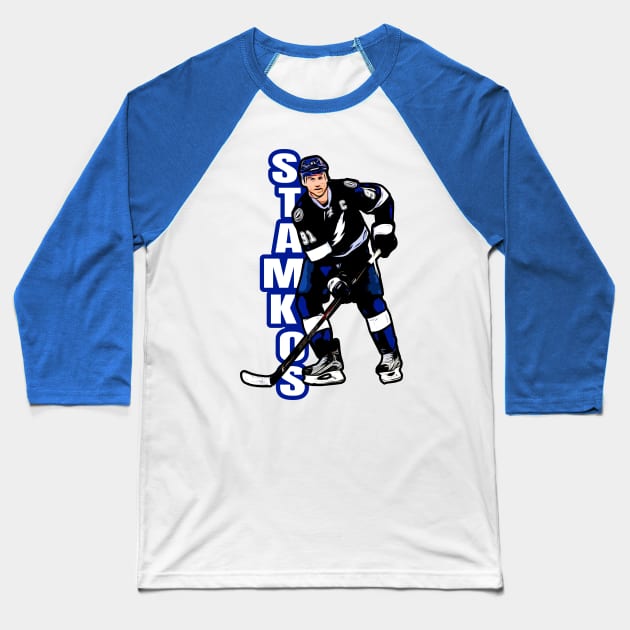 Lightning Stamkos 91 Baseball T-Shirt by Gamers Gear